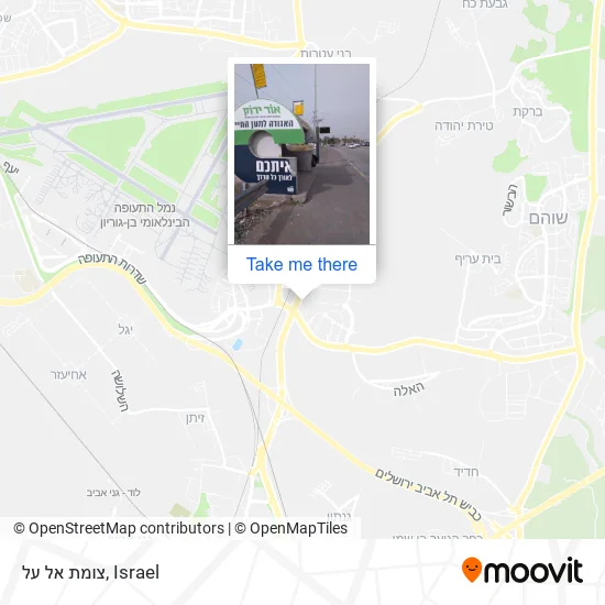 Карта צומת אל על