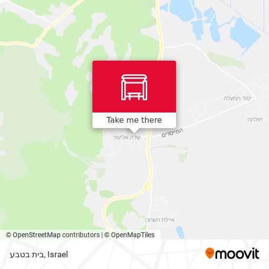 בית בטבע map