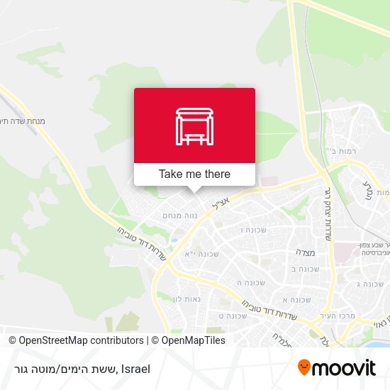 ששת הימים/מוטה גור map