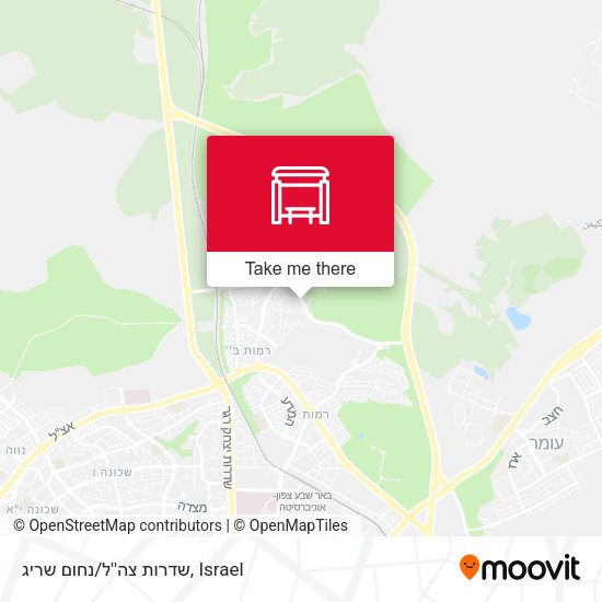 שדרות צה''ל/נחום שריג map