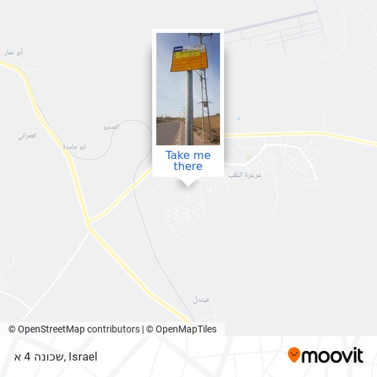 שכונה 4 א map
