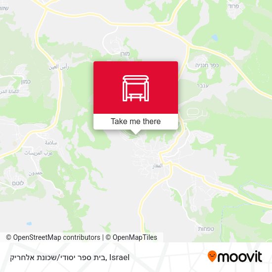 בית ספר יסודי/שכונת אלחריק map