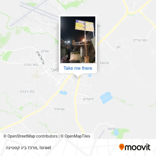 Карта מרכז ביג קסטינה