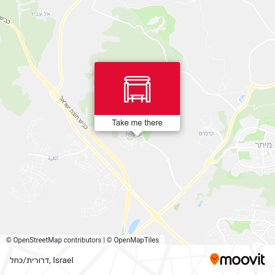 דרורית/כחל map
