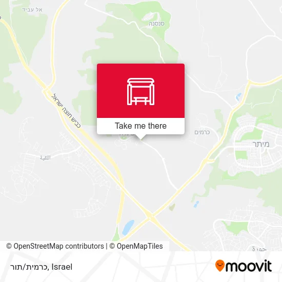 Карта כרמית/תור