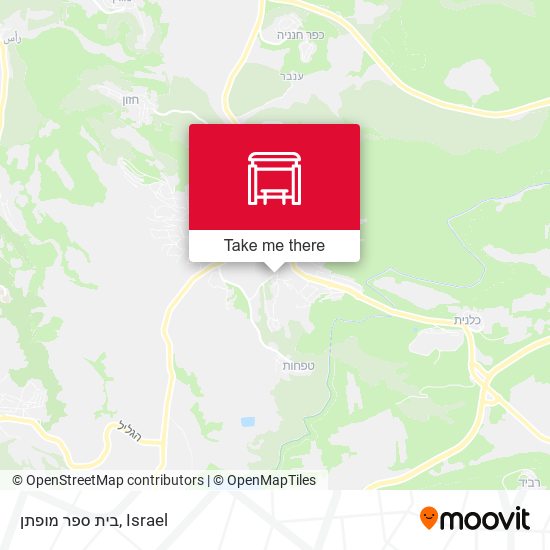 בית ספר מופתן map