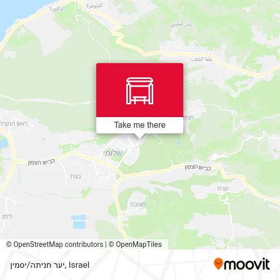 Карта יער חניתה/יסמין