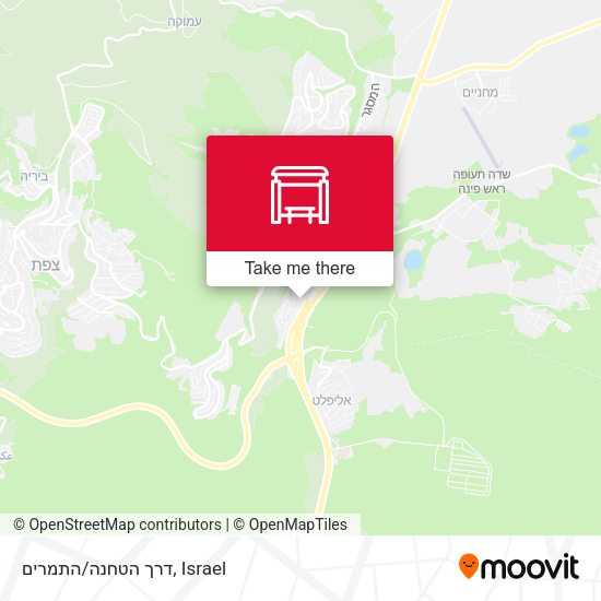 דרך הטחנה/התמרים map