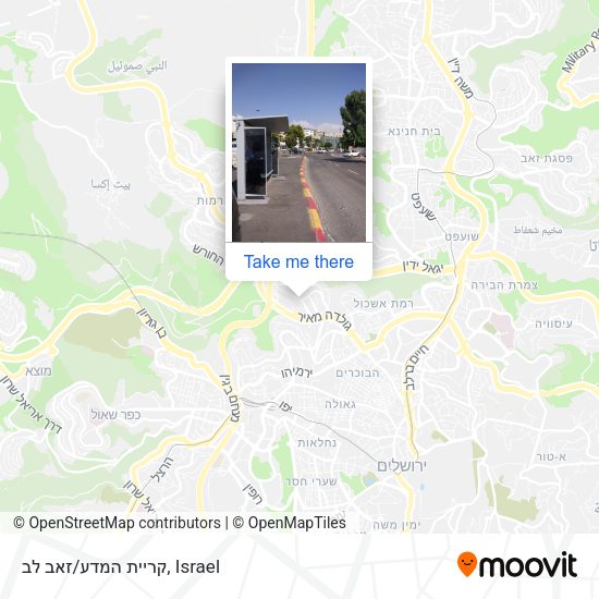 קריית המדע/זאב לב map