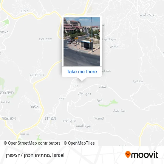 Карта מתתיהו הכהן /הציפורן