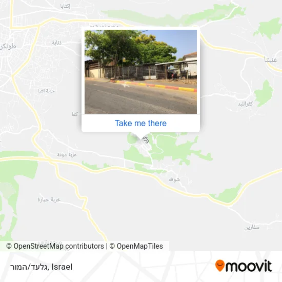 גלעד/המור map