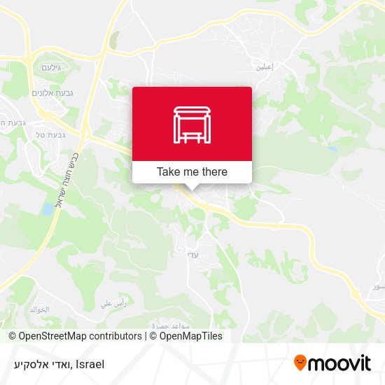 ואדי אלסקיע map