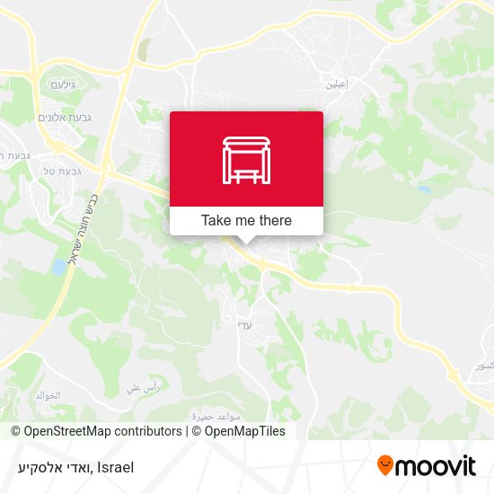 ואדי אלסקיע map