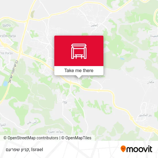 Карта קניון שפרעם