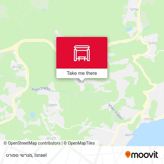 Карта מגרשי ספורט