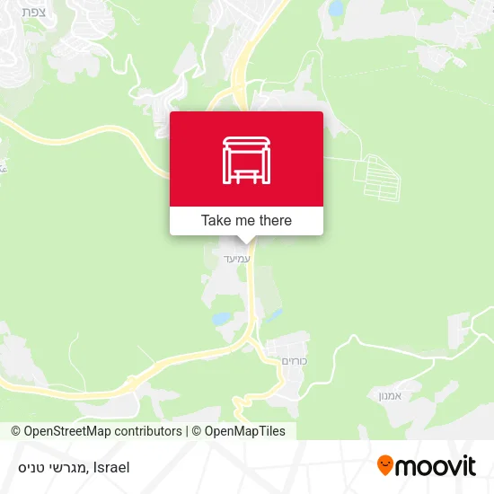 Карта מגרשי טניס