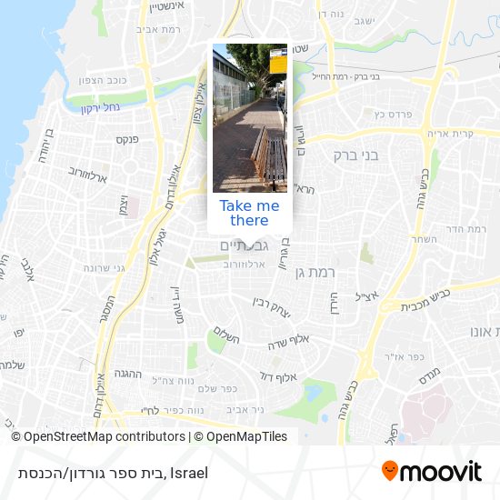 בית ספר גורדון/הכנסת map