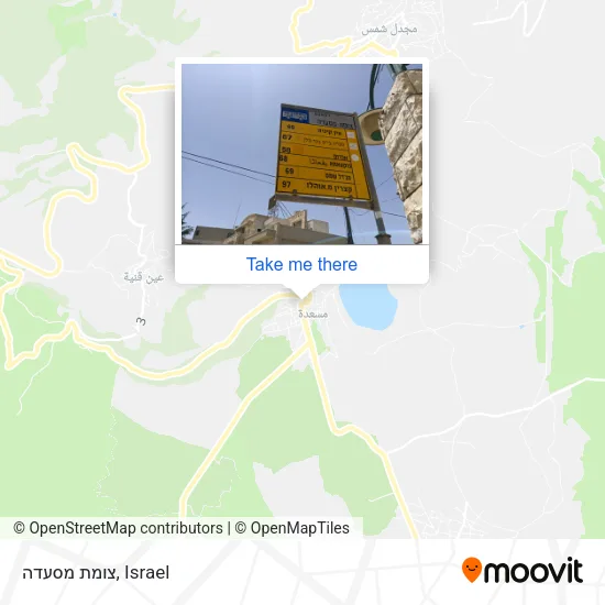 Карта צומת מסעדה