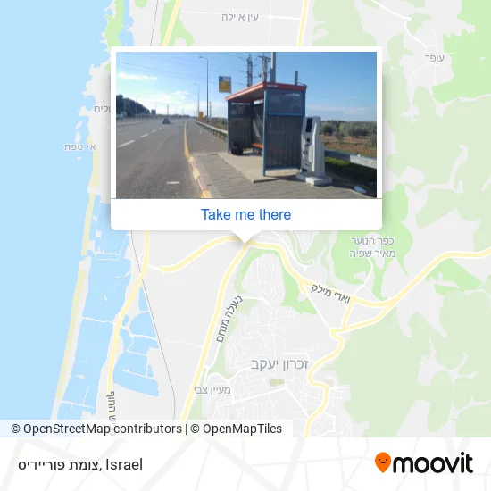 Карта צומת פוריידיס