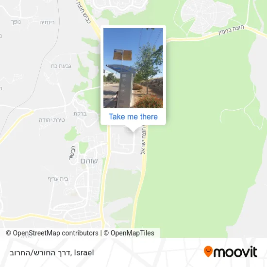 Карта דרך החורש/החרוב