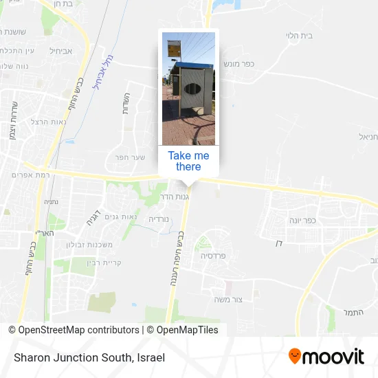 Sharon Junction South map