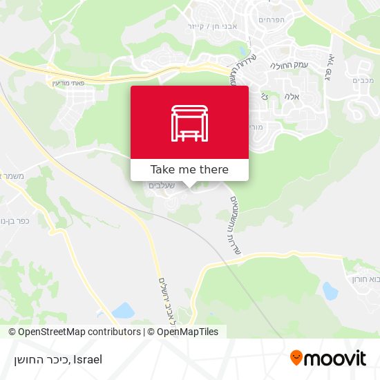 כיכר החושן map
