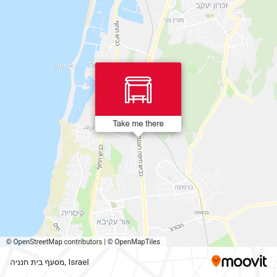 מסעף בית חנניה map