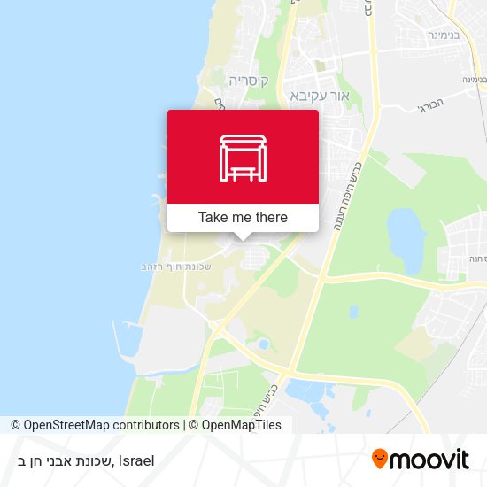 שכונת אבני חן ב map