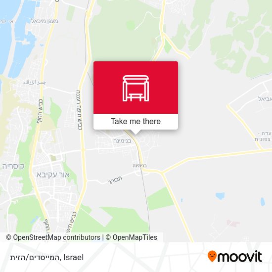 המייסדים/הזית map