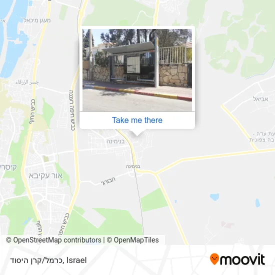 Карта כרמל/קרן היסוד