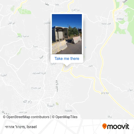 Карта מינהל אזרחי