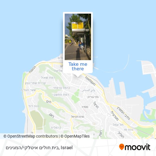 בית חולים איטלקי/המגינים map