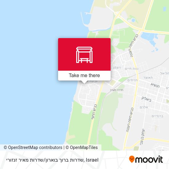 שדרות ברוך בוארון / שדרות מאיר זנזורי map