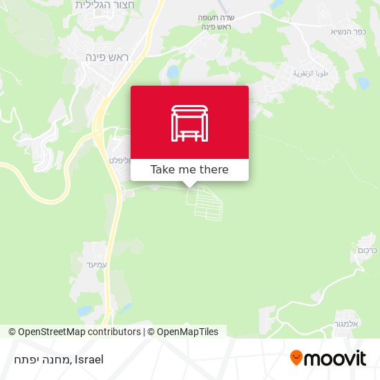 מחנה יפתח map