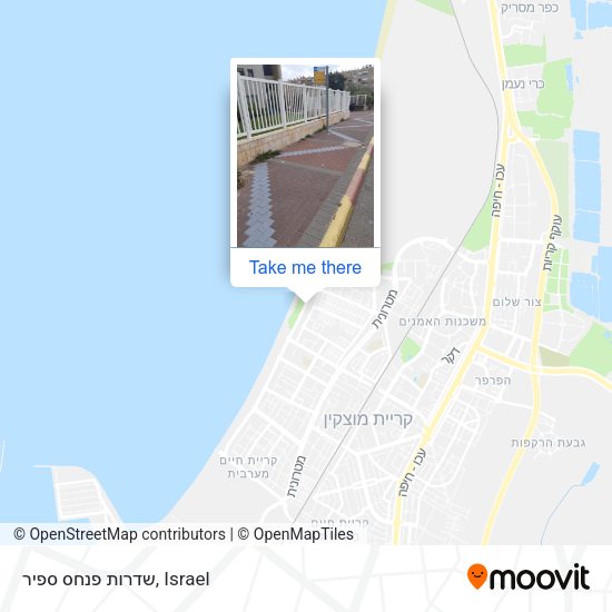 שדרות פנחס ספיר map