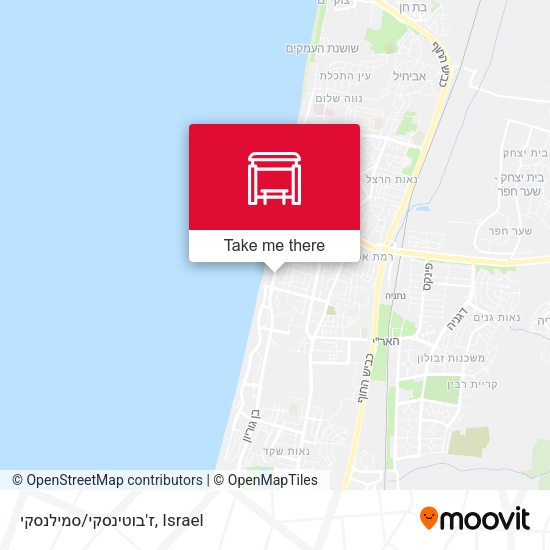 ז'בוטינסקי/סמילנסקי map