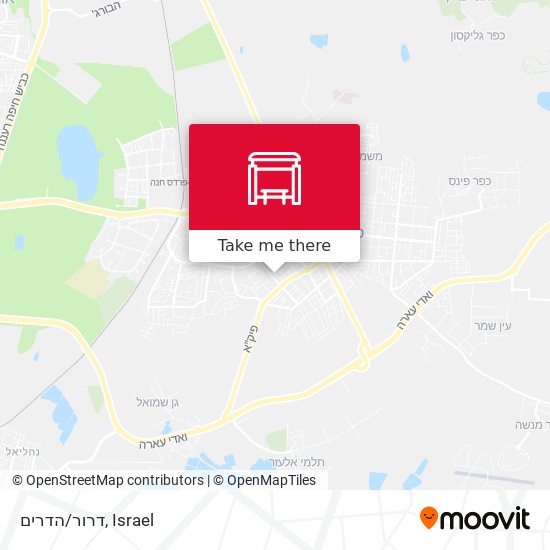 דרור/הדרים map