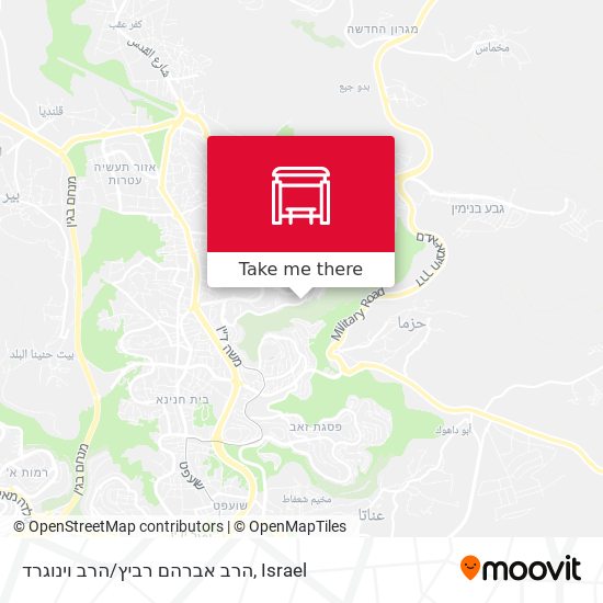 Карта הרב אברהם רביץ/הרב וינוגרד