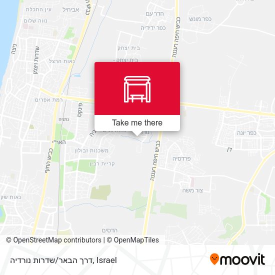 דרך הבאר/שדרות נורדיה map