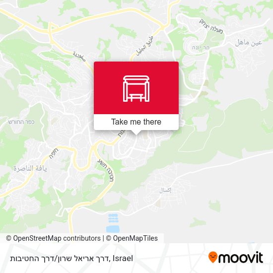דרך אריאל שרון/דרך החטיבות map