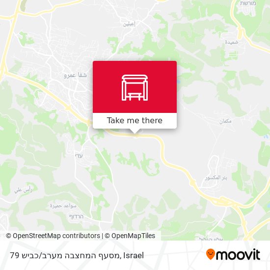 מסעף המחצבה מערב/כביש 79 map