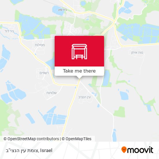 צומת עין הנצי''ב map