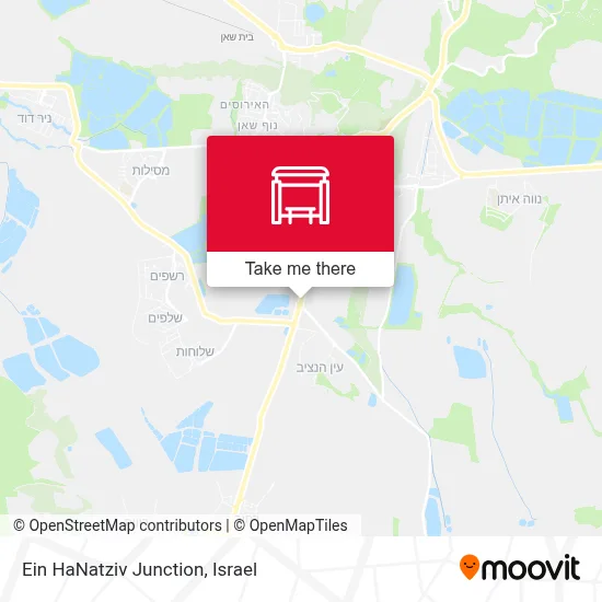 Ein HaNatziv Junction map