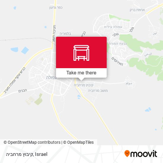קיבוץ מרחביה map