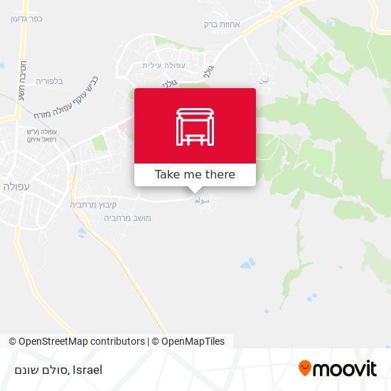 סולם שונם map