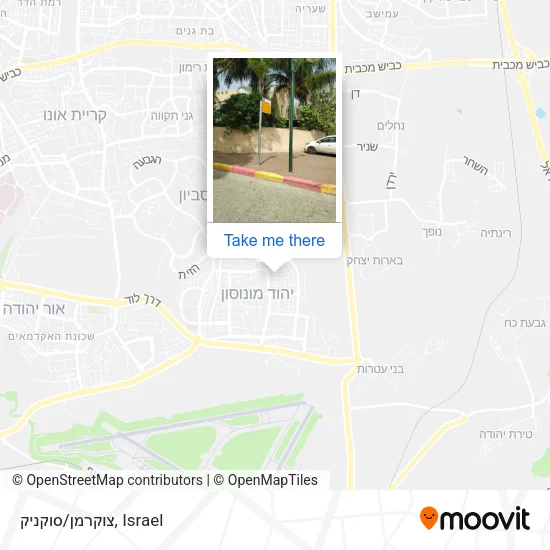 צוקרמן/סוקניק map