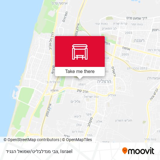 צבי מנדלבליט/שמואל הנגיד map