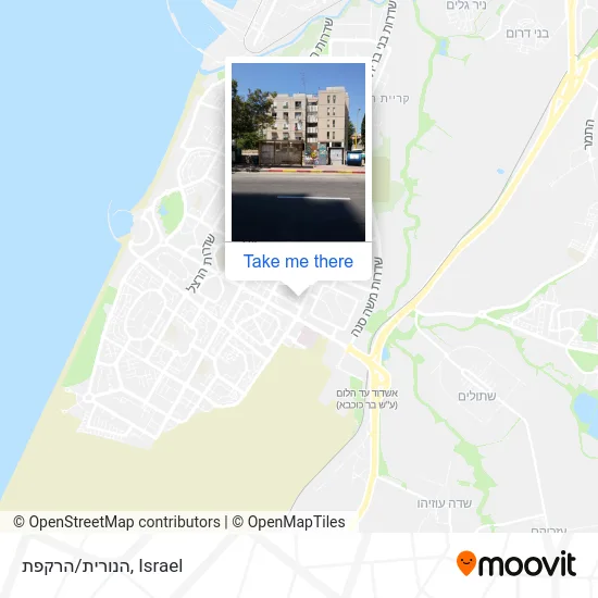 Карта הנורית/הרקפת