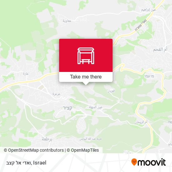 ואדי אל קצב map
