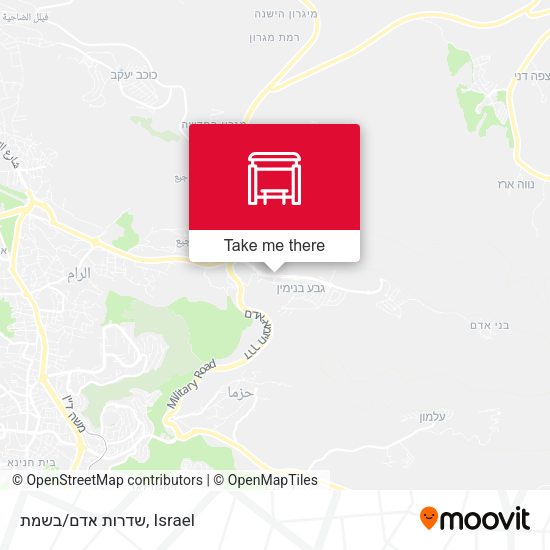 שדרות אדם/בשמת map